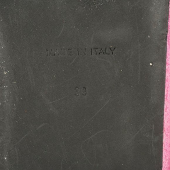 Smiley x Joshuas Womens Slide Sandals Size 39 / 9 Pink Terry Cloth Yellow Face - Picture 9 of 11